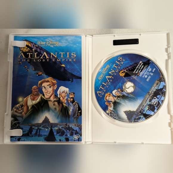 Atlantis The Lost Empire (DVD, 2002, Michael J. Fox, James Garner, Leonard Nimoy - Picture 2 of 3